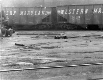 B&O terminal wreck, 1957